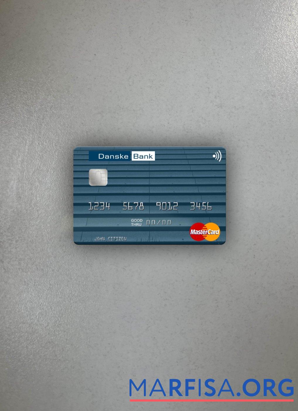 Blank Lithuania Danske Bank mastercard photolook front example